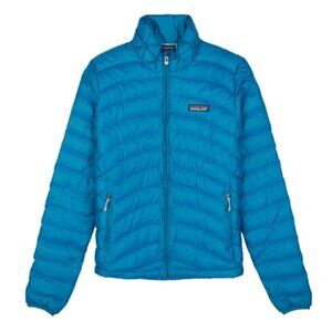 Patagonia Down Sweater Puffer Jacket Blue Womens Size Small